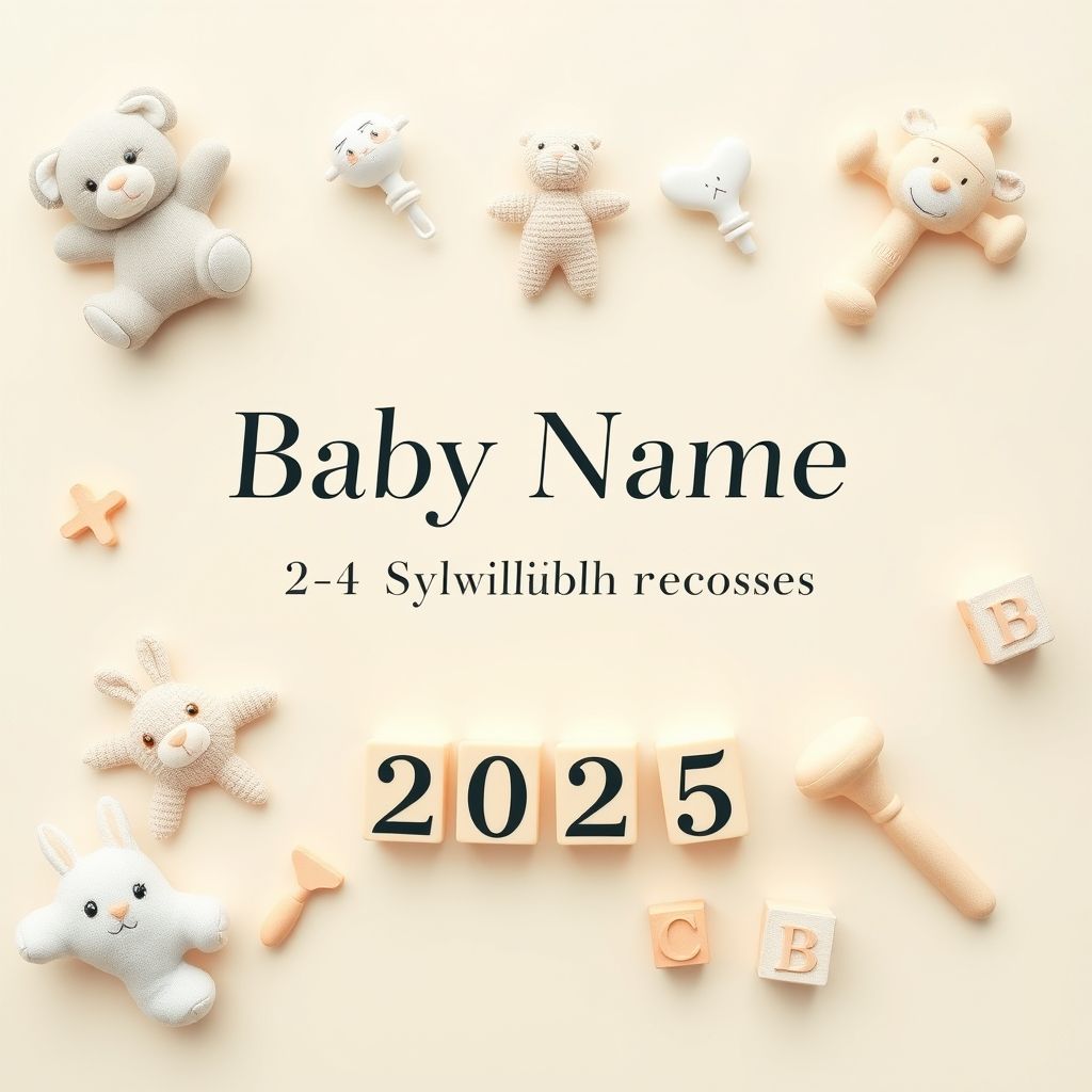 แชร์ก่อนใคร ไอเดียตั้งชื่อลูก 2 พยางค์และ 3 พยางค์สุดเก๋ในปี 2568